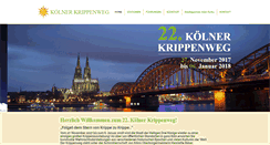 Desktop Screenshot of koelner-krippenweg.de